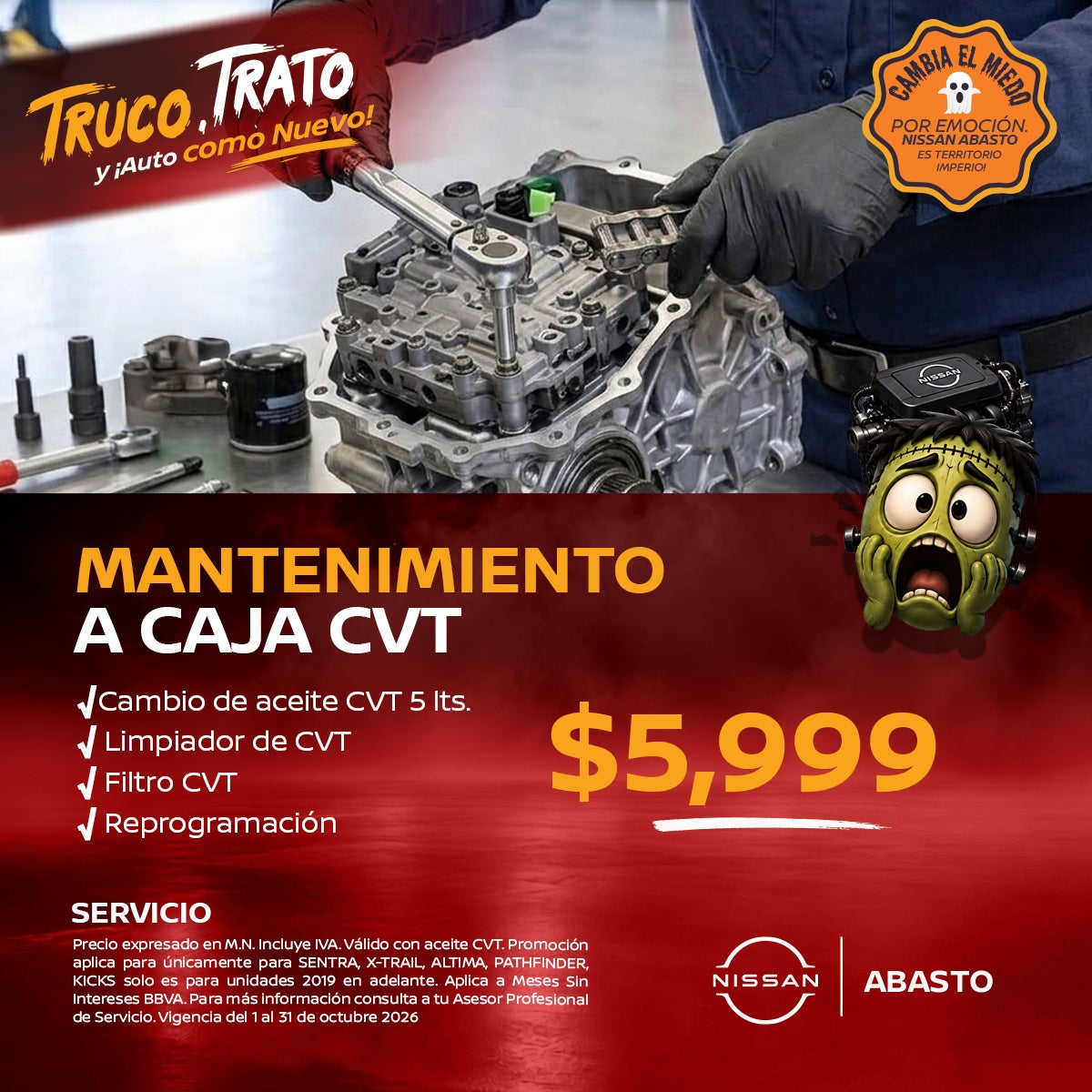 MANTENIMIENTO A CAJA CVT
