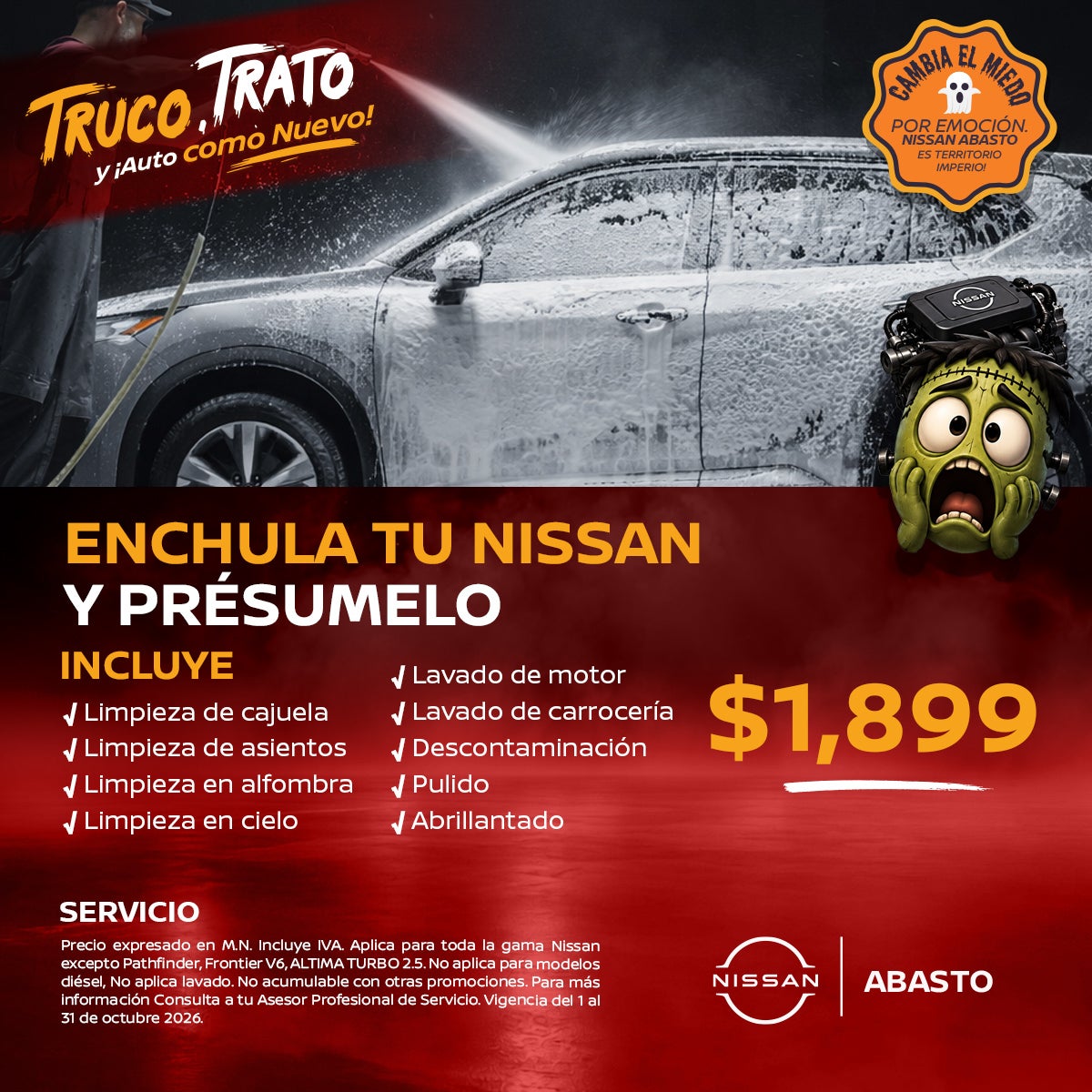 ENCHULA TU NISSAN