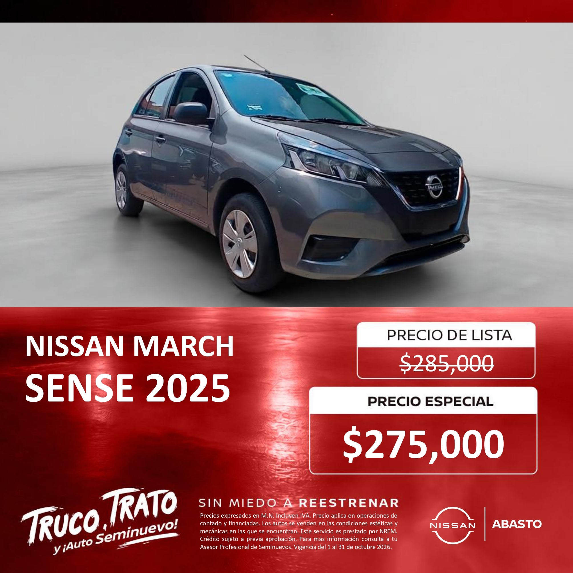 NISSAN MARCH SENSE 2025