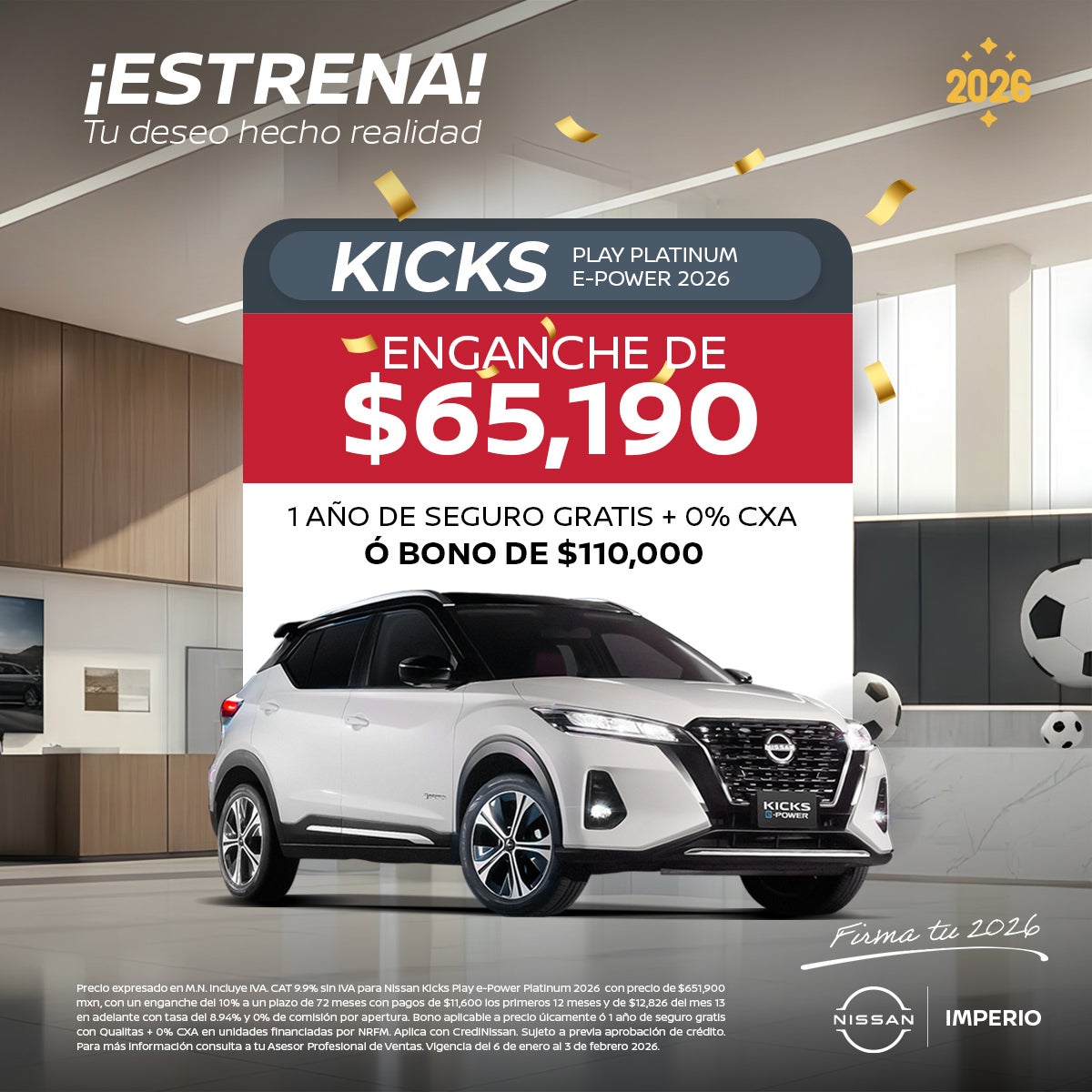 Nissan Kicks Play Platinum e-Power 2026
