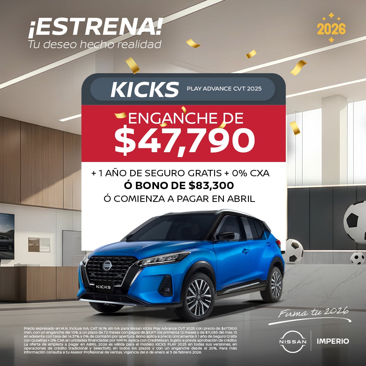 Kicks Play Advance CVT 2025