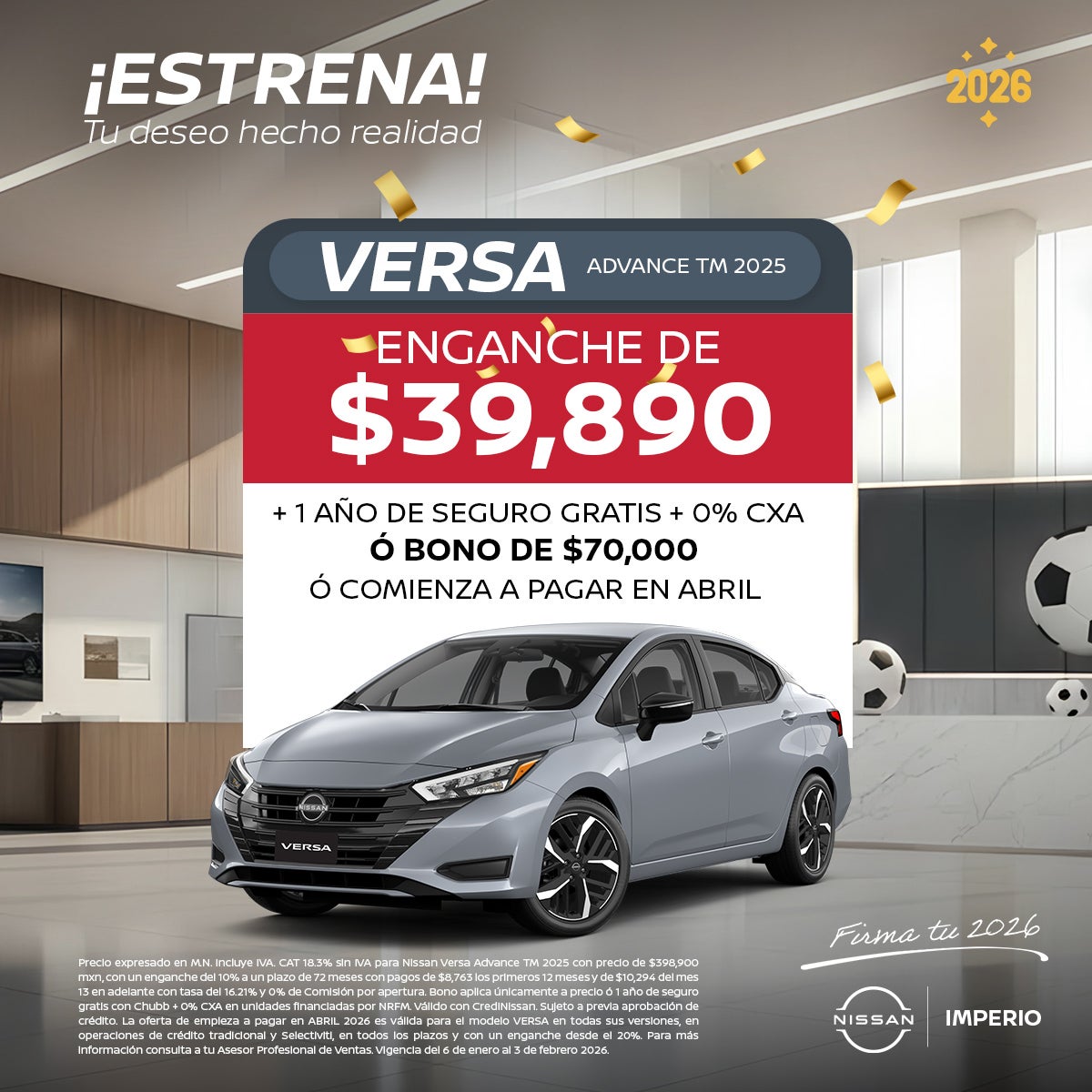 Versa Advance TM 2025