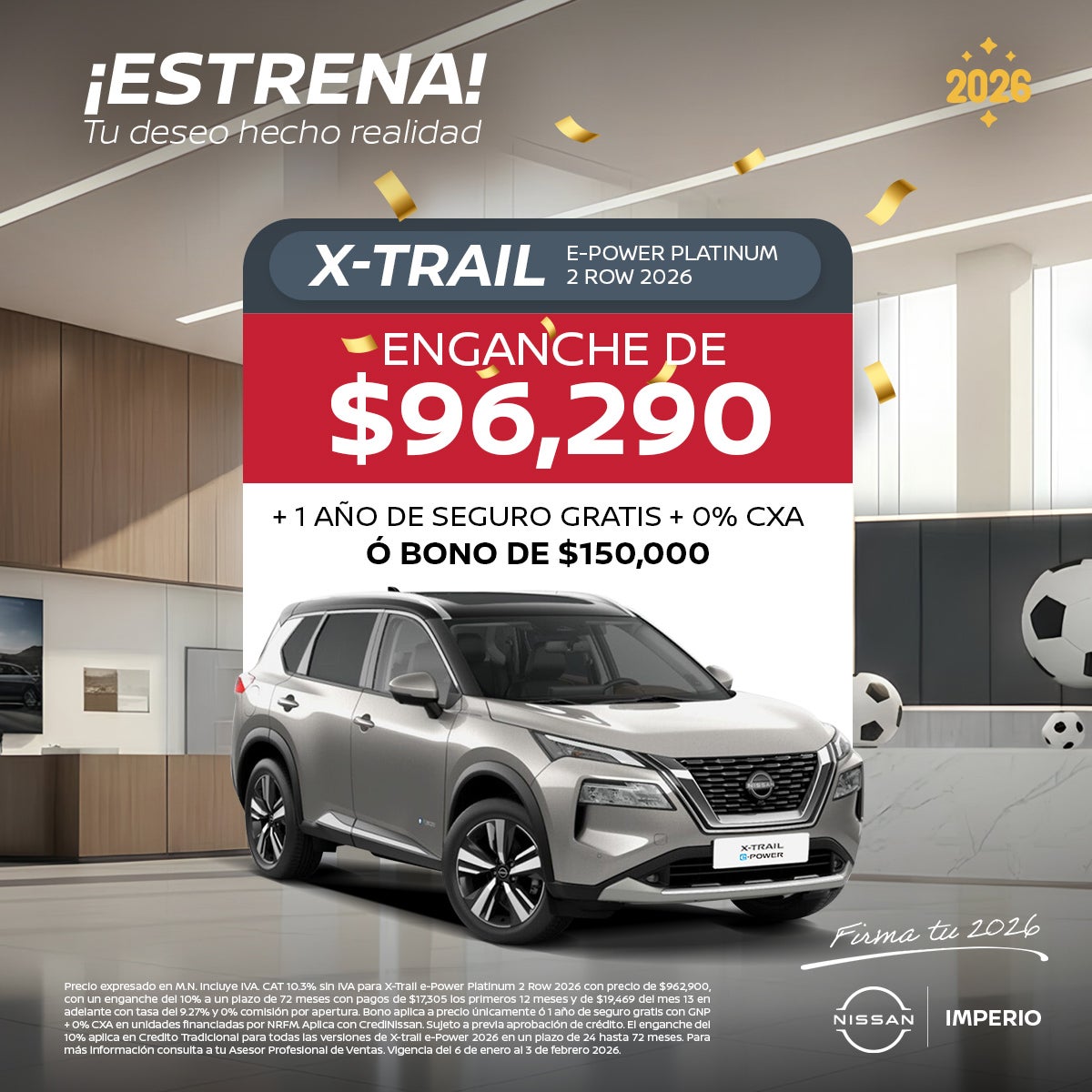 X-Trail e-Power Platinum 2 Row 2026